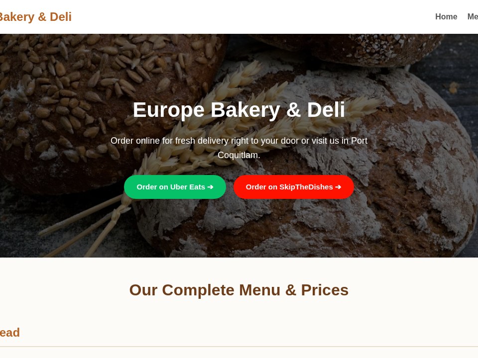 Europe Old Fashion Bakery & Deli