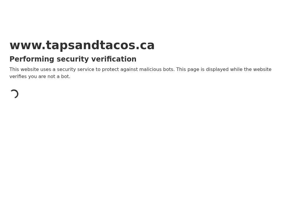 Taps & Tacos
